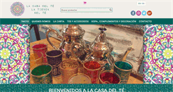 Desktop Screenshot of lacasadelte-teteria.com